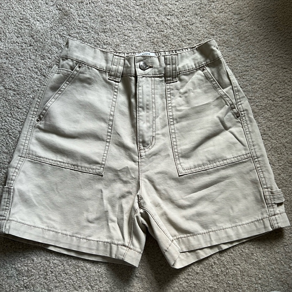 High Rise Carpenter Shorts NEVER WORN